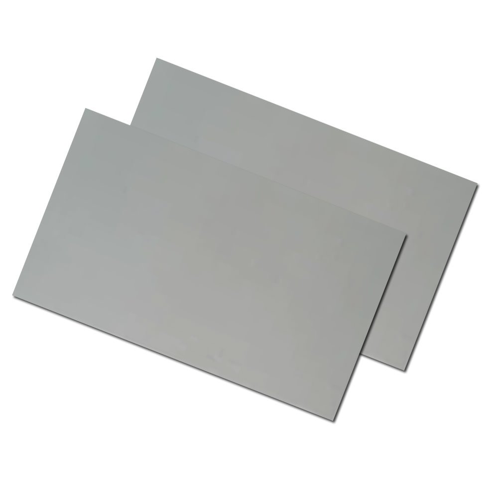 Plaque ABS Plastruct 91002 178 mm x 300 mm x 0,5 mm GRIS / 5 pièces.