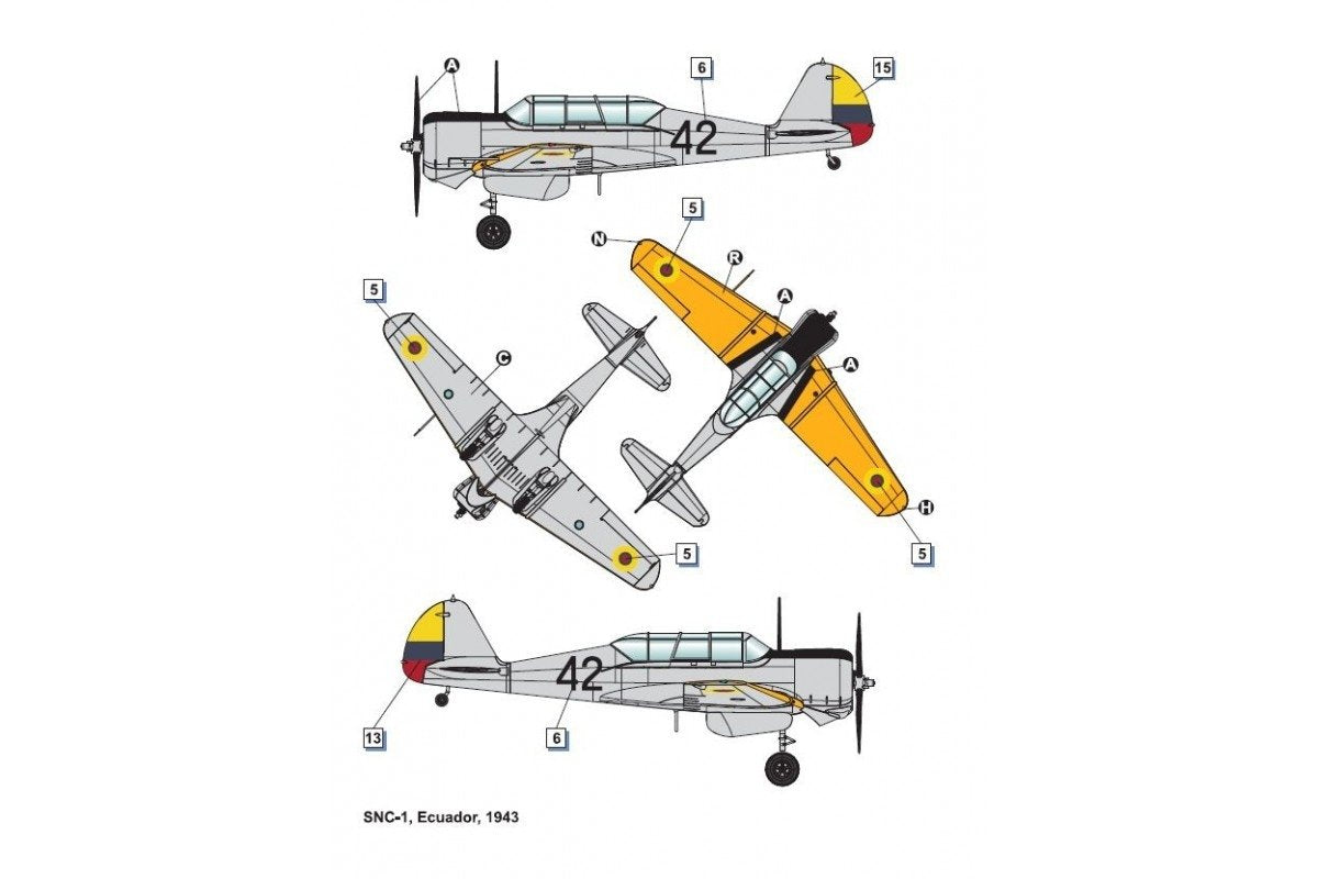 Dora Wings 48041 Curtiss-Wright SNC-1 Falcon II 1/48 – immagine 4