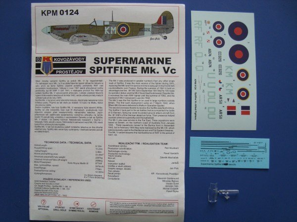 Kovozavody Prostejov KPM0124 Spitfire Mk.Vc Allied Fighters 1/72 – image 4