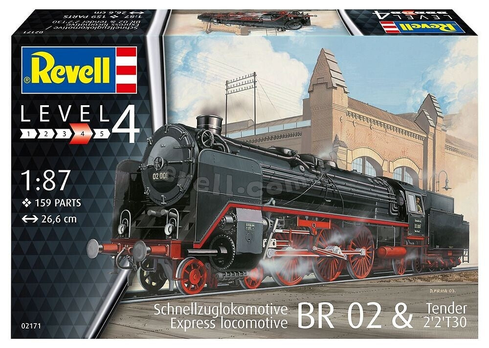 Revell 02171 Express locomotive BR 02 - Tender 2 2mT30 1/87 – zdjęcie 2