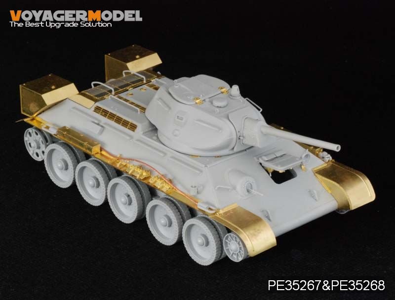 Voyager Model PE35267 WWII Russia T-34/76 No.112 Factory Late Production (For DRAGON 6479/6452) 1/35 – zdjęcie 2