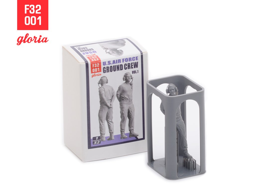 Gloria F32001 Ground Crew US Air Force vol.1 3D Printed Figures 1/32 – immagine 2