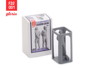 Gloria F32001 Ground Crew US Air Force vol.1 3D Printed Figures 1/32 – immagine 2