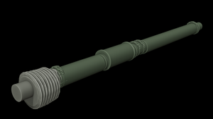 Panzer Art GB35-158 K-20 Gun barrel for Soviet T-26&amp;amp;BT-5/7 tanks and armored cars BA-6/10 (Early pattern) 1/35