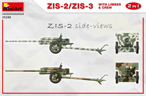 MiniArt 35369 ZiS-2/ZiS-3 with Limber &amp;amp; Crew 1/35 – zdjęcie 2