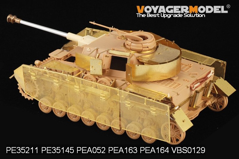 Voyager Model PEA164 WWII German Panzer.IV Ausf.J &amp;quot;Thoma shields&amp;quot; wire mesh schürzen (For All) 1/35 – zdjęcie 4