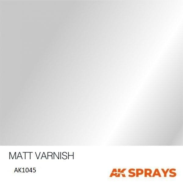 AK Interactive AK1045 Matt Varnish Spray 400 ml. – immagine 2