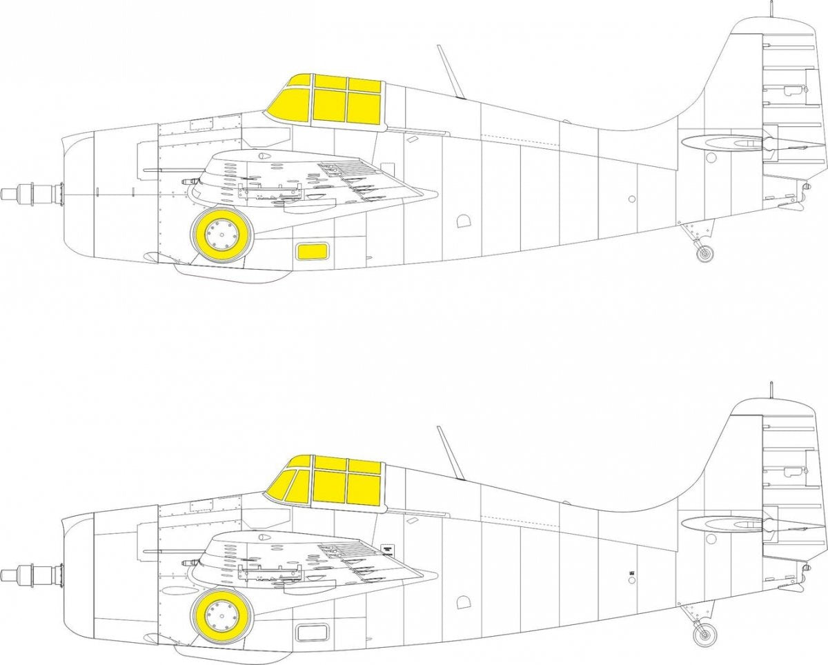 Eduard 644191 F4F-3 early LööKplus EDUARD 1/48 – immagine 10
