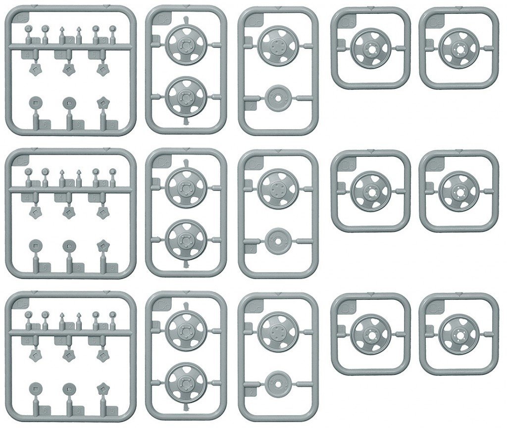 MiniArt 35112 Soviet GAZ-AAA Family wheels set 1/35 – zdjęcie 6