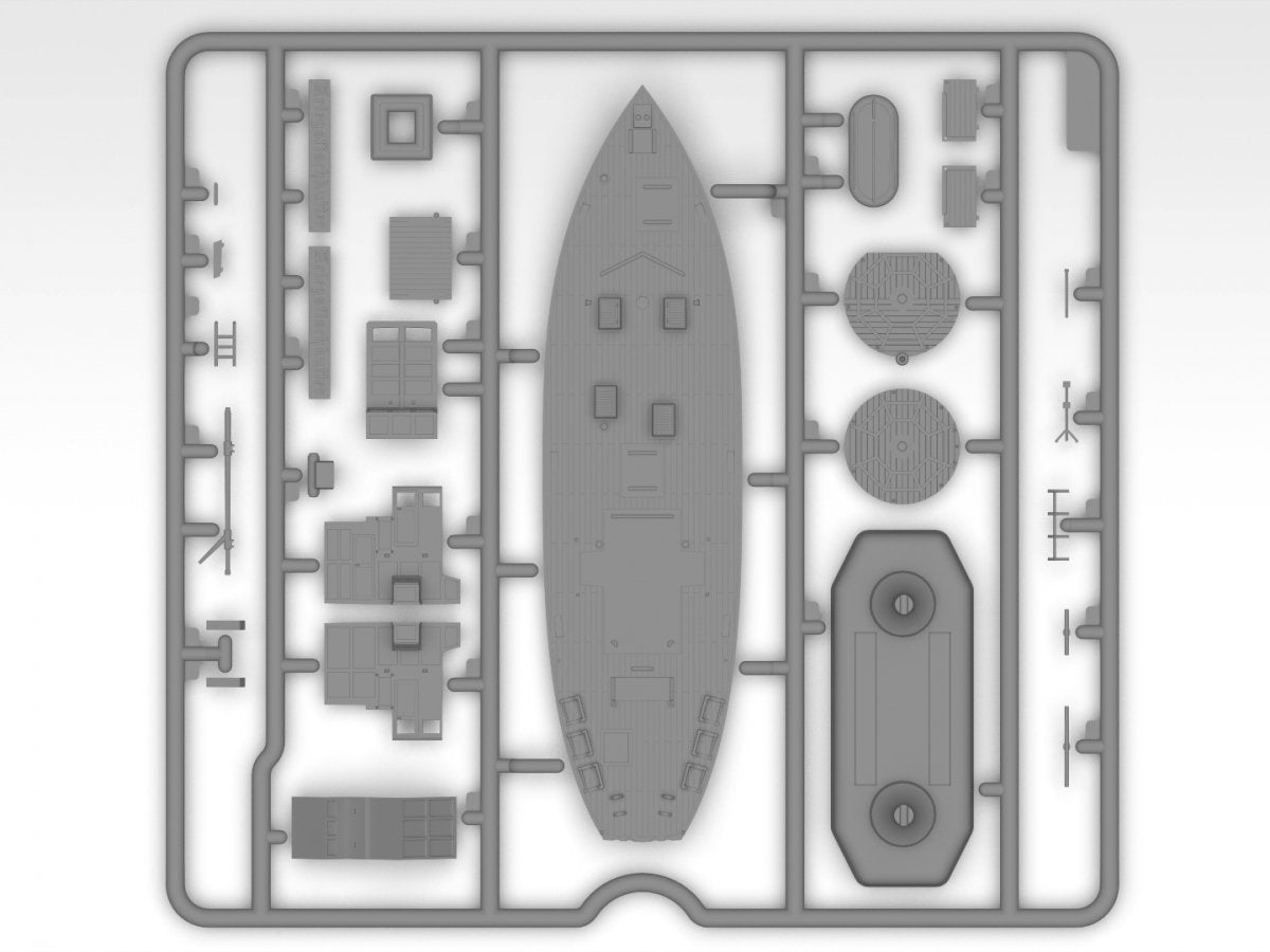 ICM S012 KFK Kriegsfischkutter WWII German multi-purpose boat 1/144 – image 9