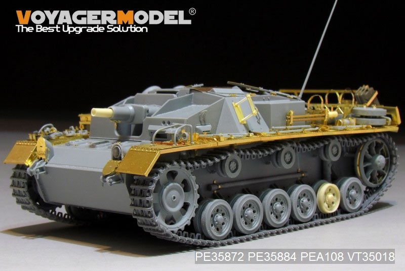 Voyager Model PE35872 WWII German StuG.III Ausf.C/D Africa troop Basic for DRAGON 1/35 – zdjęcie 2