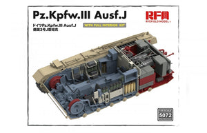 Rye Field Model 5072 Pz.Kpfw.III Ausf.J FULL INTERIOR 1/35 – image 7