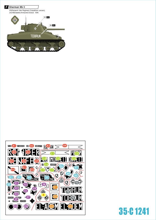 Star Decals 35-C1241 Polish Tanks in Italy 1943-45 #2 1/35 – image 2