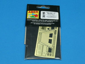 Aber 35116 SD.Kfz. 11 Vol.2 additional set of sunblinds and engine hood (AFV) (1/35) – image 3