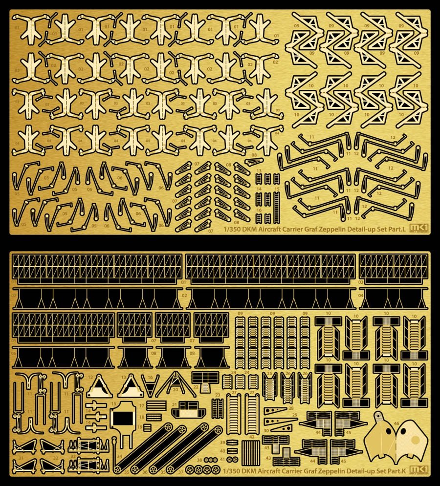 MK1 Design MD-35028 DKM Graf Zeppelin DX 1/350 – zdjęcie 11