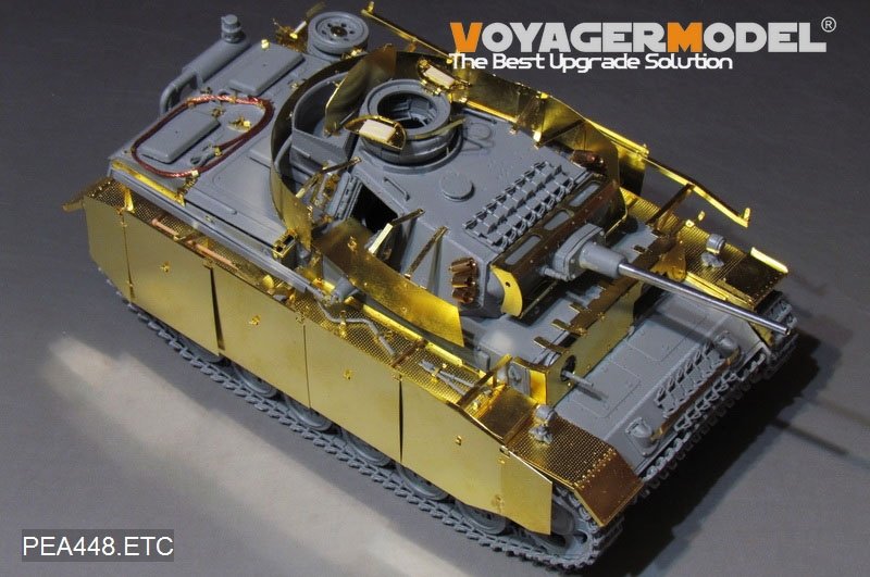 Voyager Model PEA448 WWII German Pz.Kpfw.III Ausf.M/N Additional Armour (For TAKOM) 1/35 – imagen 6