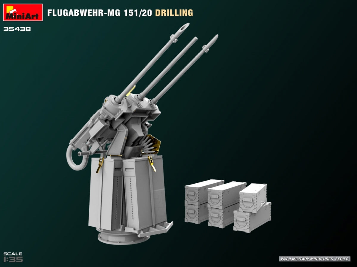 MiniArt 35438 FLUGABWEHR-MG 151/20 DRILLING 1/35 – zdjęcie 6