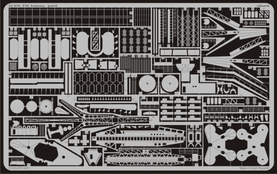 Eduard 53016 USS Arizona MINI HOBBY MODEL 1/350 – zdjęcie 4