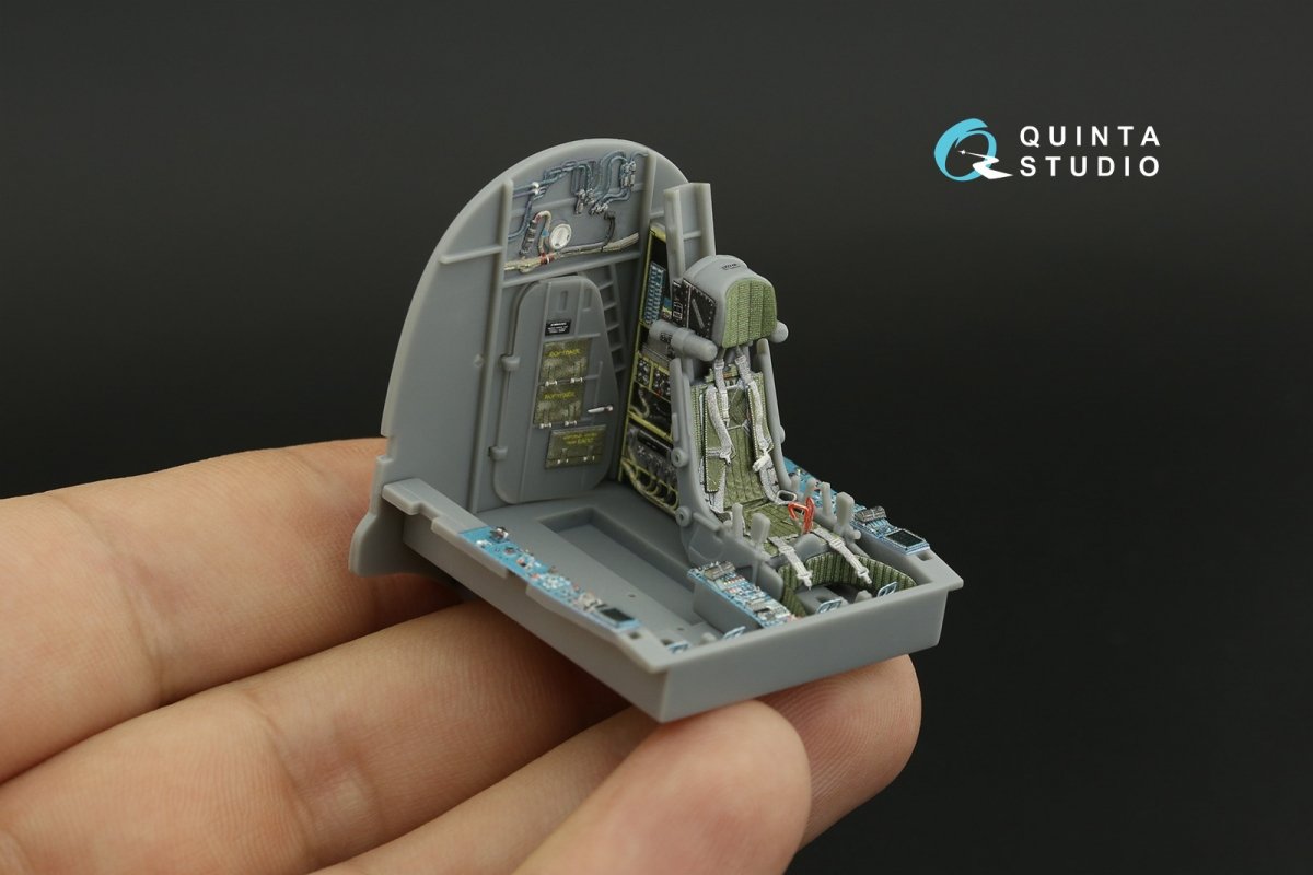 Quinta Studio QD48071 Su-34 3D-Printed &amp;amp; coloured Interior on decal paper (HobbyBoss) 1/48 – zdjęcie 9