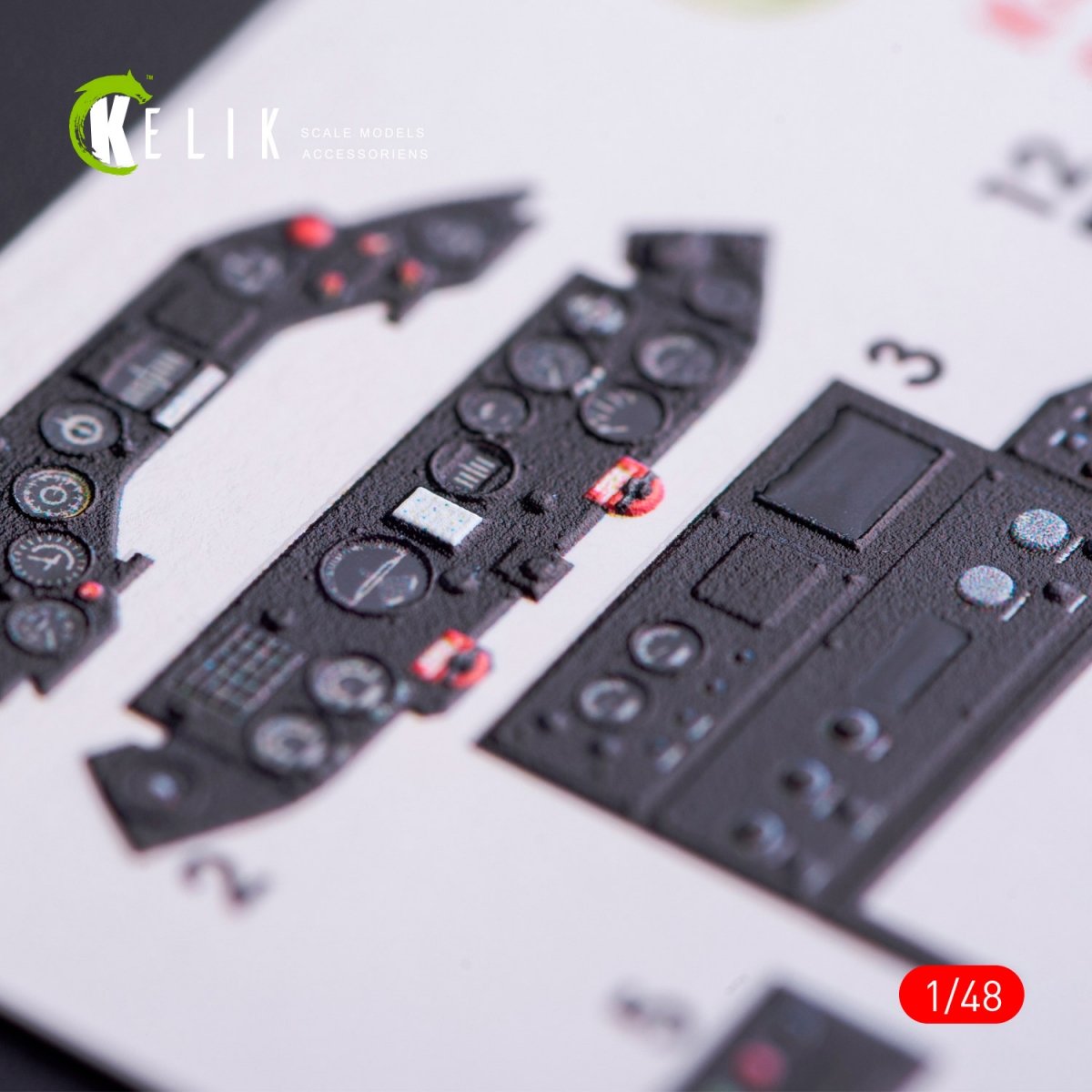 KELIK K48008 TBD-1A DOUGLAS INTERIOR 3D DECALS FOR GREAT WALL HOBBY KIT 1/48 – zdjęcie 3