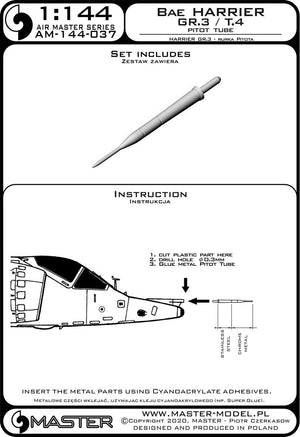 Master AM-144-037 Harrier GR.3 / T.4 - Pitot Tube 1/144 – image 2