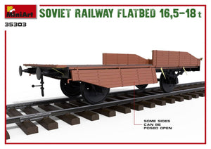 MiniArt 35303 Soviet Railway Flatbed 16,5-18t 1/35 – zdjęcie 5