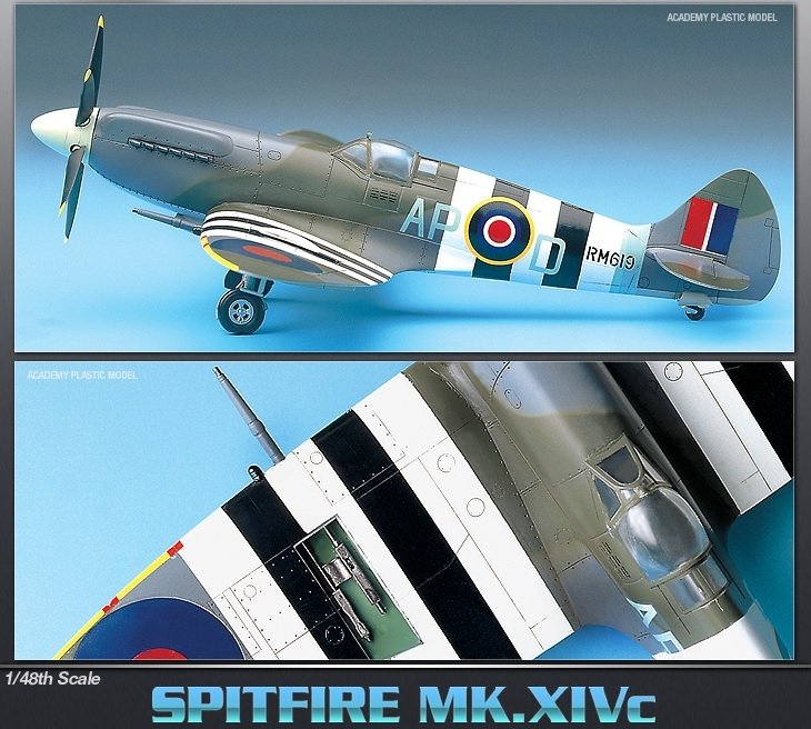 Academy 12274 Supermarine Spitfire Mk. XIV C 1/48 – zdjęcie 2