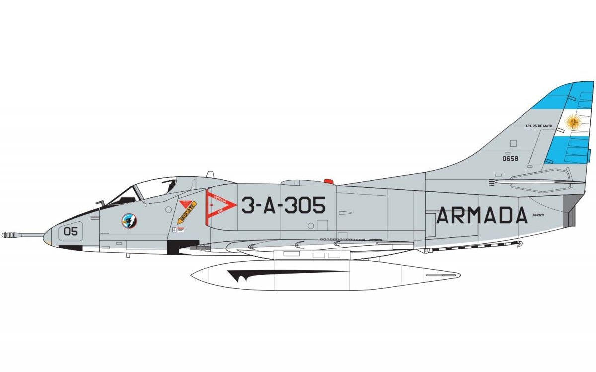 Airfix 03029A Douglas A-4B/Q Skyhawk 1/72 – zdjęcie 3