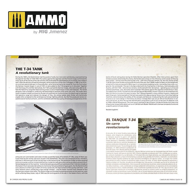 AMMO of Mig Jimenez 6145 T-34 Colors. T-34 Tank Camouflage Patterns in WWII (Multilingual) – image 3