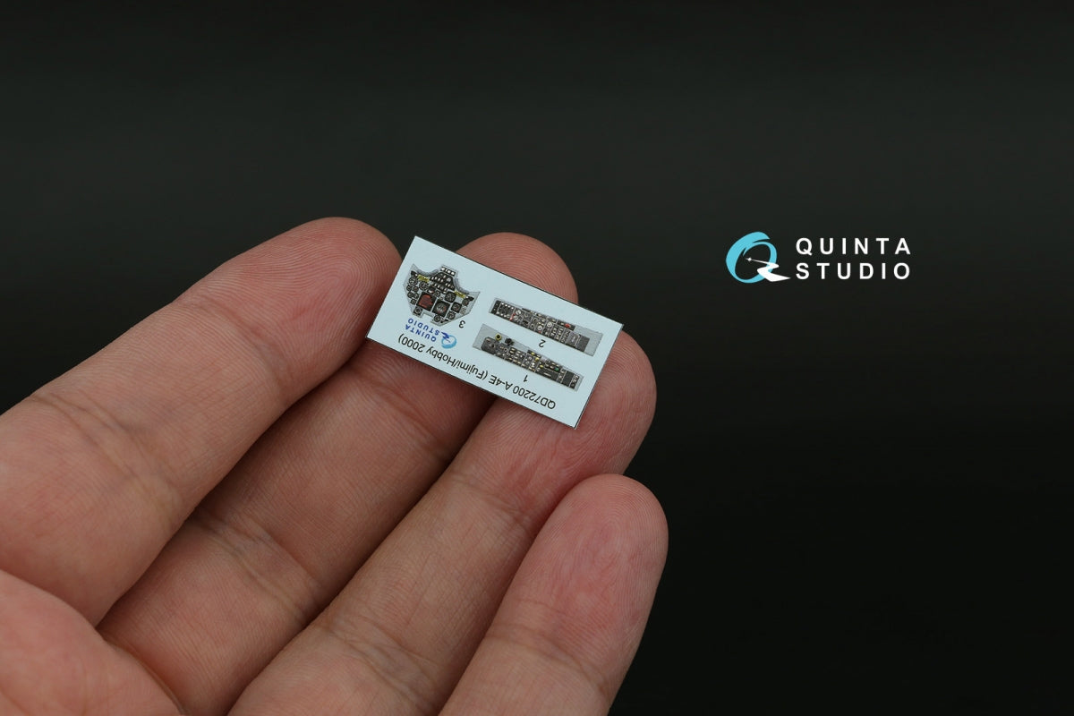 Quinta Studio QD72200 A-4E 3D-Printed &amp;amp; coloured Interior on decal paper (Fujimi/Hobby 2000) 1/72 – zdjęcie 5