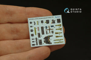 Quinta Studio QD72059 Ju 87 D/G 3D-Printed &amp;amp; coloured Interior on decal paper (Academy/Special Hobby) 1/72 – zdjęcie 8