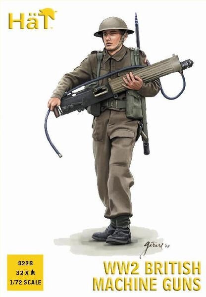 Hat 8228 WWII British Machine Guns 1/72