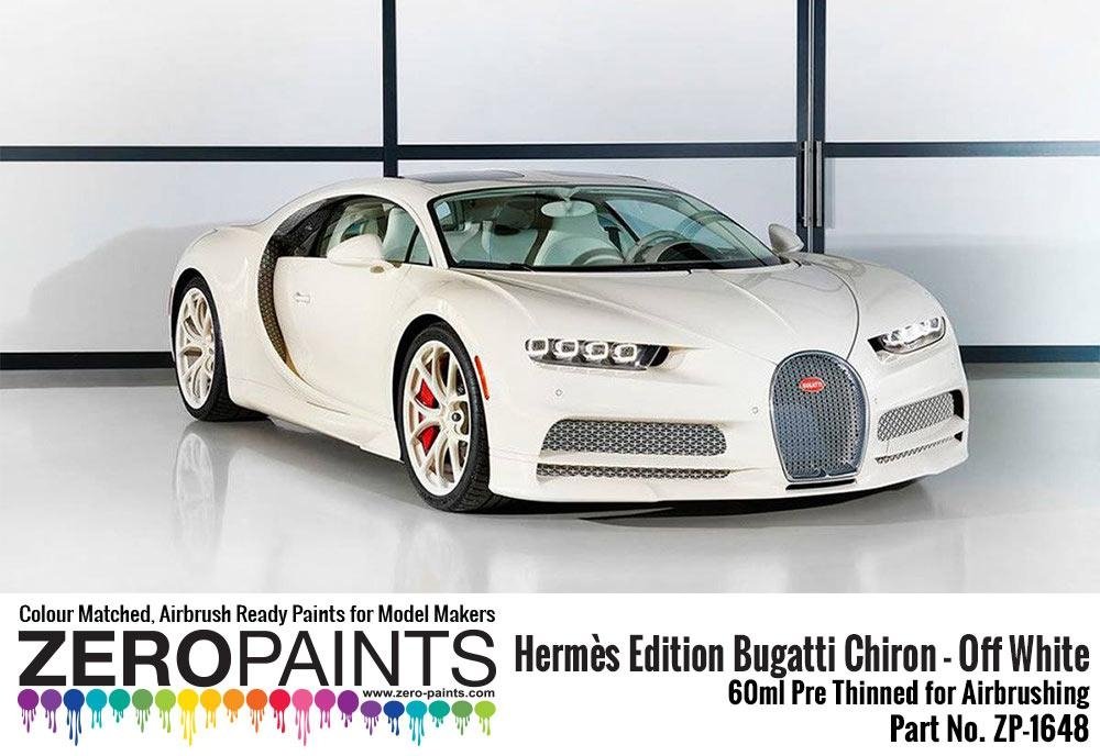 Zero Paints 1648 Hermès Edition Bugatti Chiron Off White 60ML – image 3