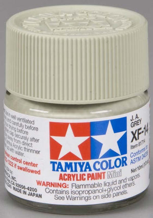 Tamiya XF14 J.A. Grey (81714) Acrylic paint 10ml – zdjęcie 2