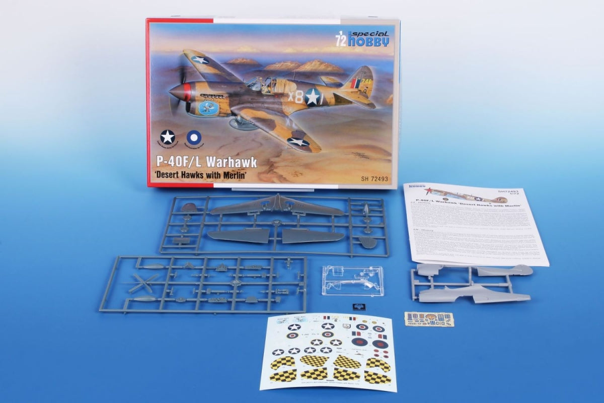 Special Hobby 72493 P-40F/L Warhawk &amp;#39;Desert Hawks With Merlin&amp;#39; 1/72 – image 2