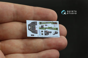 Quinta Studio QDS-48253 P-51D 3D-Printed &amp;amp; colored Interior on decal paper (Tamiya) (small version) 1/48 – image 6