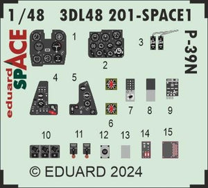 Eduard 3DL48201 P-39N SPACE ARMA HOBBY 1/48 – image 4