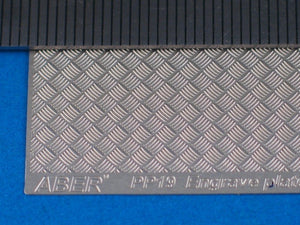 Aber PP19 Grooved plate (140x77mm) Contemporary pattern 5x5 lines (1/24/25)