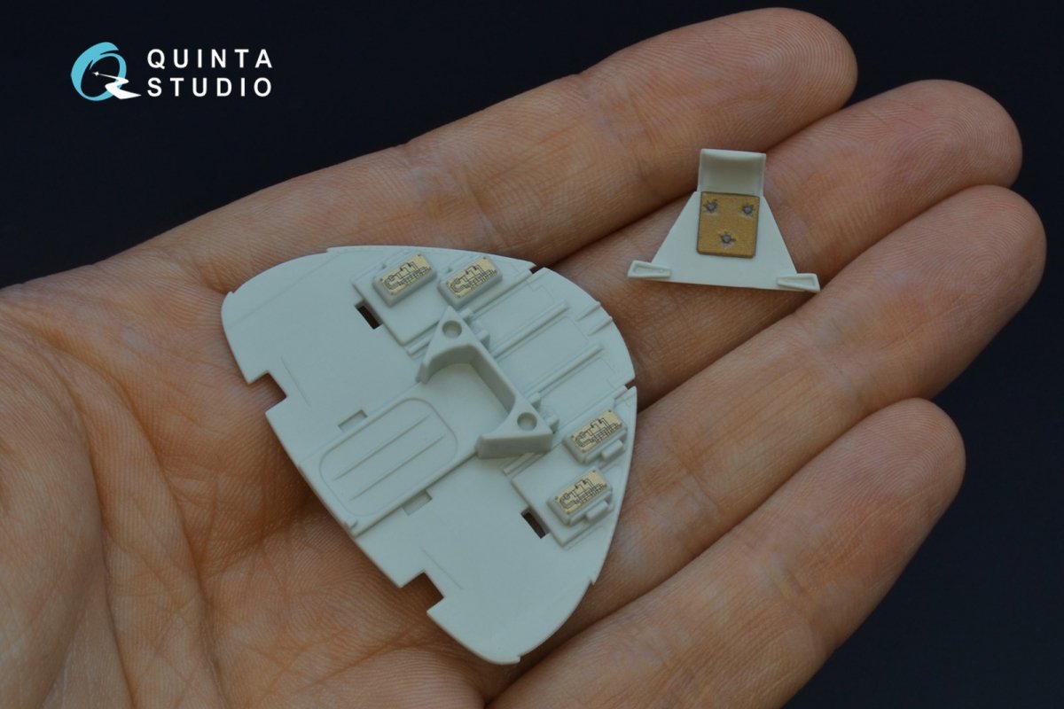 Quinta Studio QD32069 Me 262A 3D-Printed &amp;amp; colored Interior on decal paper (Revell) 1/32 – image 3
