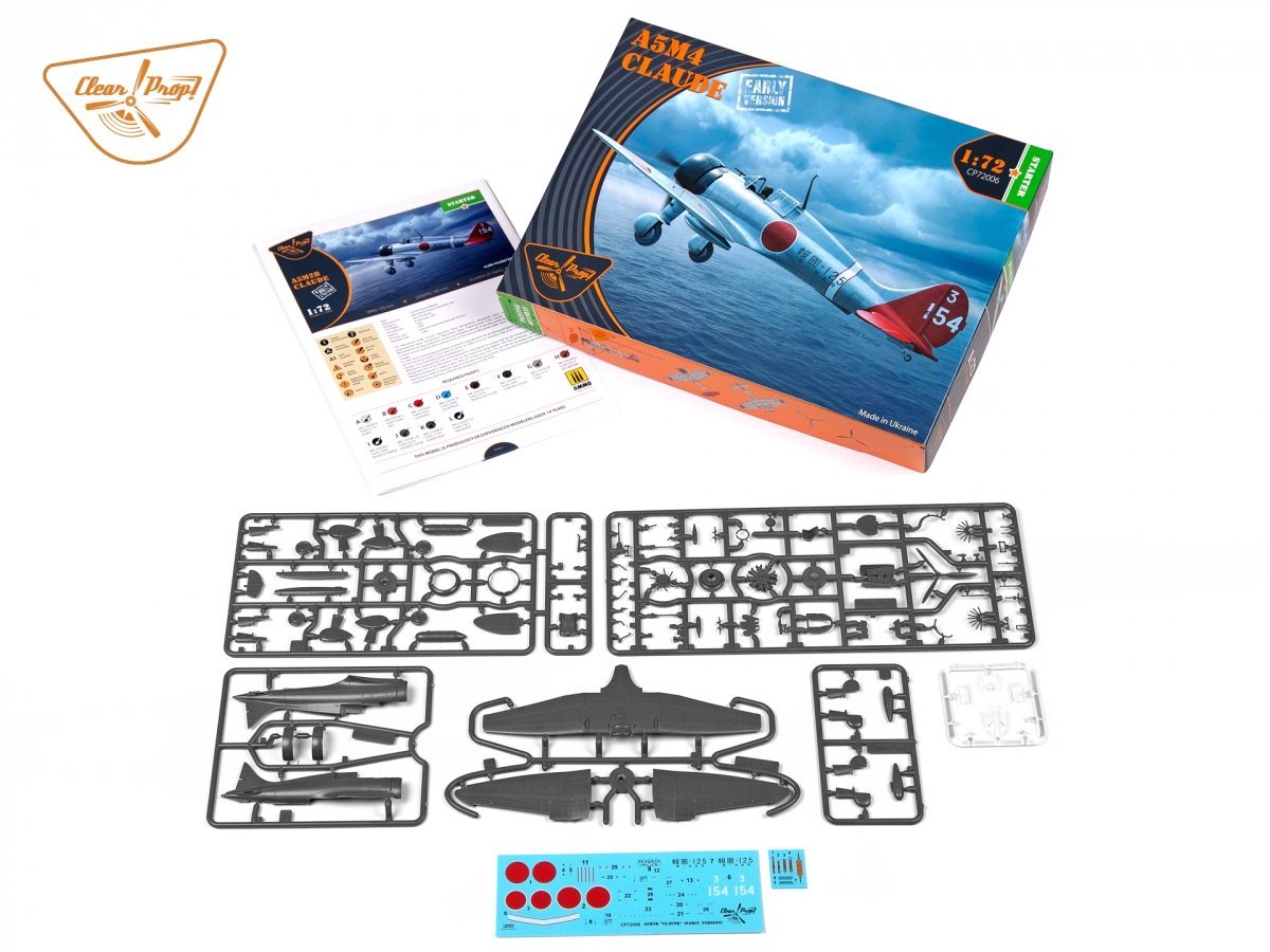 Clear Prop! CP72006 A5M2b Claude early version STARTER KIT 1/72 – zdjęcie 3
