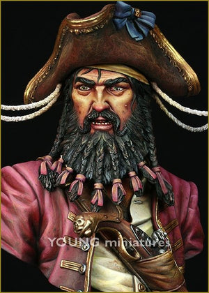 Young Miniatures YH1823 BLACK BEARD 1718 Queen Anne&amp;#39;s Revenge 1/10 – zdjęcie 10