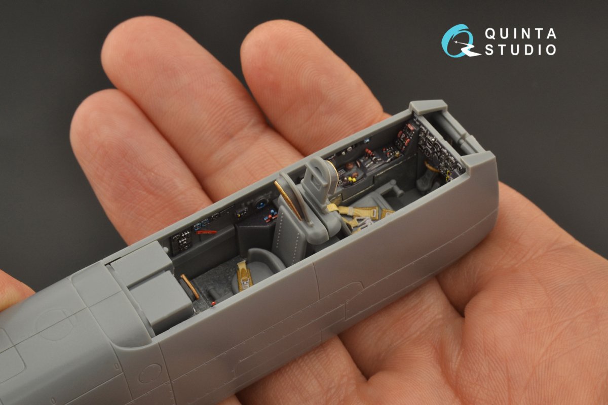 Quinta Studio QD48229 He 219 3D-Printed &amp;amp; coloured Interior on decal paper (Tamiya) 1/48 – zdjęcie 8