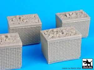 Black Dog D35017 Sandbag armored wall 3 1/35 – zdjęcie 2