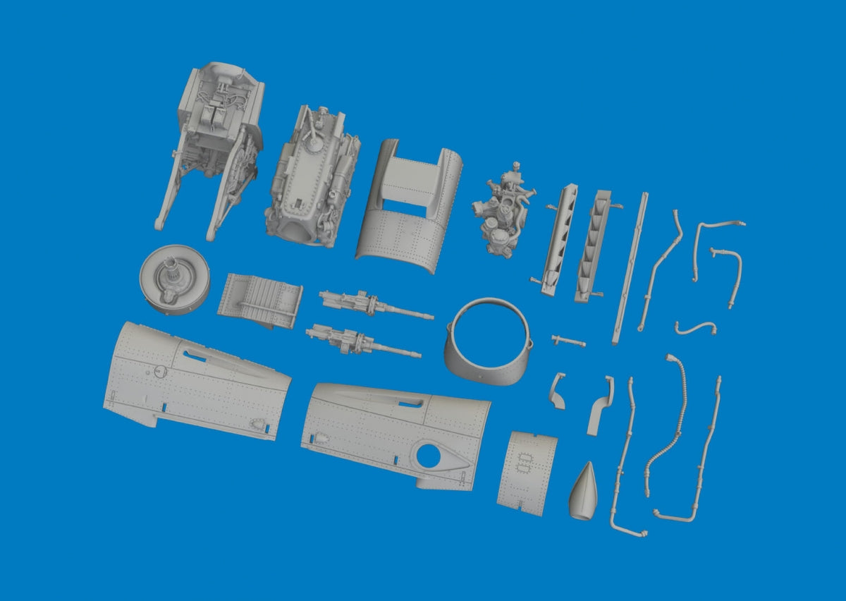 Eduard 672402 Bf 109G-10 Erla engine PRINT Eduard 1/72 – zdjęcie 5