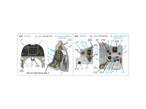 Quinta Studio QD35133 Spitfire Mk. Vb 3D-Printed coloured Interior on decal paper (Border model) 1/35 – zdjęcie 2