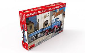 MiniArt 38023 GERMAN TRUCK L1500S w/CARGO TRAILER 1/35 – image 2