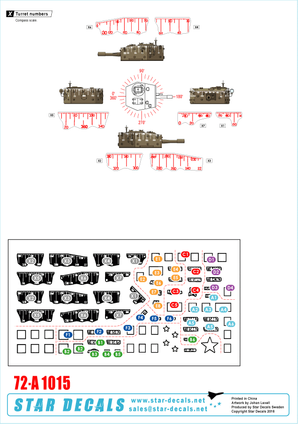 Star Decals 72-A1015 RMASG Centaurs in Normandy 1/72 – zdjęcie 2