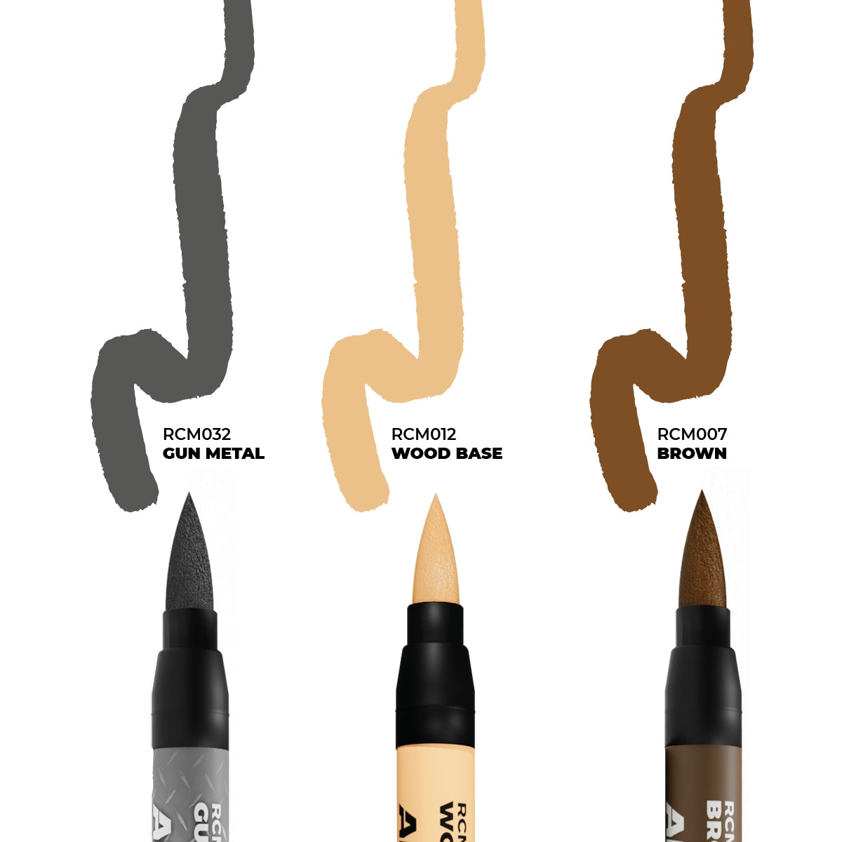 AK Interactive RCM101 TOOLS – RC MARKERS SET RCM032 RCM012 RCM007