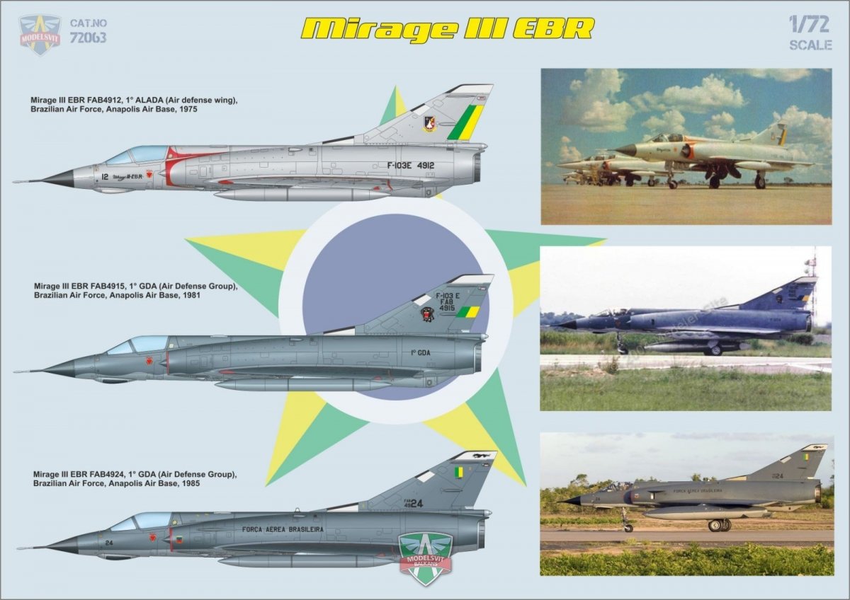 Modelsvit 72063 Mirage III EA/EBR 1/72 – zdjęcie 3