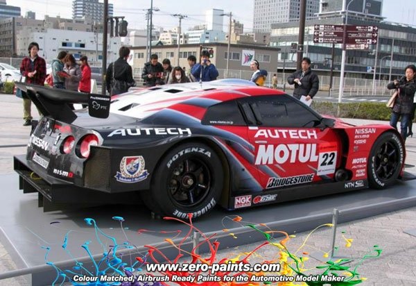 Zero Paints ZP-1115 Xanavi/Motul Nismo GT-R (R35) Red/Met Black Paint Set 2x30ml – zdjęcie 3